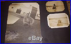 Incredible Rare Pre Wwii Uss Lexington Photo Album! Incredible Photos