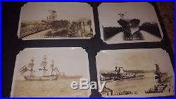 Incredible Rare Pre Wwii Uss Lexington Photo Album! Incredible Photos