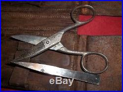 Inspectors Pocket Kit Signal Corps US Army Knife, Pliers, Scissors RARE VTG 6-SET