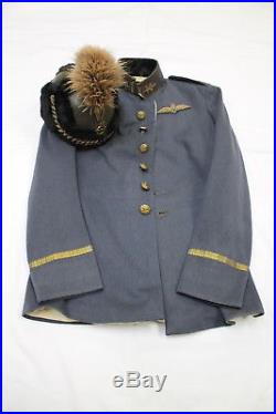 Inter War British RAF 1924 Pattern Officers Full Dress Tunic & Busby