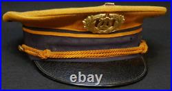 Interwar Era 1920's US Army Band Musician Service Visor Hat Missing Plume