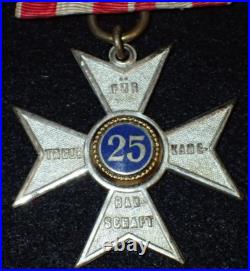 Interwar Era Austrian 25 Year State Faithful Service Medal Dress Parade Mounted