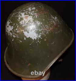 Interwar Era Netherlands Dutch Army Infantry M34 Combat Helmet Liner & Chinstrap