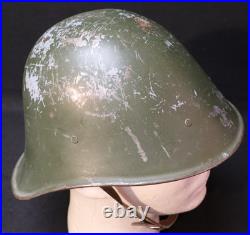 Interwar Era Netherlands Dutch Army Infantry M34 Combat Helmet Liner & Chinstrap