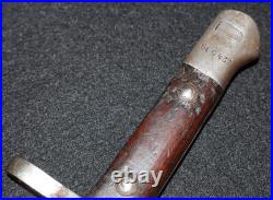 Interwar Era Turkish Mauser Bayonet Model 1935 AS. FA'Askeri Fabrika' 8mm Cal