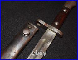 Interwar Era Turkish Mauser Bayonet Model 1935 AS. FA'Askeri Fabrika' 8mm Cal