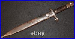 Interwar Era Turkish Mauser Bayonet Model 1935 AS. FA'Askeri Fabrika' 8mm Cal