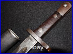 Interwar Turkish Model 1935 Mauser Bayonet'AS. FA Askeri Fabrika' M1935 Surplus