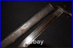 Interwar Turkish Model 1935 Mauser Bayonet'AS. FA Askeri Fabrika' M1935 Surplus