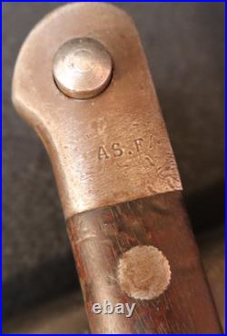 Interwar Turkish Model 1935 Mauser Bayonet'AS. FA Askeri Fabrika' M1935 Surplus