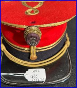 Interwar WW2 French Army Officers Red Kepi Cap Hat 2 Button & Fine Cypher Rare