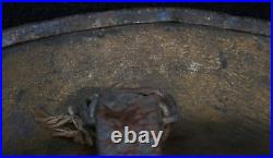 Interwar WWII Refurbished M1917 Helmet First Sergeant 15th Engineer Battalion