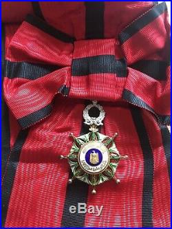 Iraq Honourable Order of the Two Rivers Sash Badge Medal Rafidain Nout Nichan
