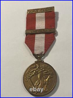 Irish WWII Emergency Medal 2nd Bar Line Volunteer Reserve Local Security Forces