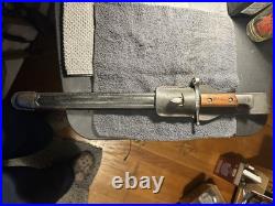 Italian 1891-1938 Carcano Carbine Bayonet TORINO Excellent with Scabbard + Frog