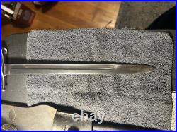 Italian 1891-1938 Carcano Carbine Bayonet TORINO Excellent with Scabbard + Frog