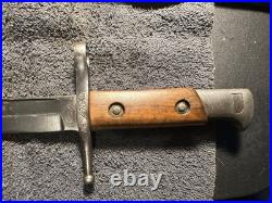 Italian 1891-1938 Carcano Carbine Bayonet TORINO Excellent with Scabbard + Frog