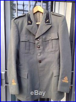 Italian Fascist Milizia Mvsn Tunic Uniform Insignia Fez Visor Cap Pnf Militia