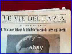 Italo Balbo Transatlantic Italy Afr1ca Brazil 1931 Le Vie Dell'Aria Orig REDUCED Italo Balbo Transatlantic Italy Afr1ca Brazil 1931 Le Vie Dell'Aria Orig REDUCED