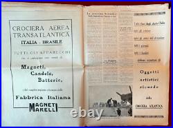 Italo Balbo Transatlantic Italy Afr1ca Brazil 1931 Le Vie Dell'Aria Orig REDUCED