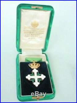 Italy Order Of St, Maurice & Lazurus 5th Class. Made In Gold. Luxury Case. Rare