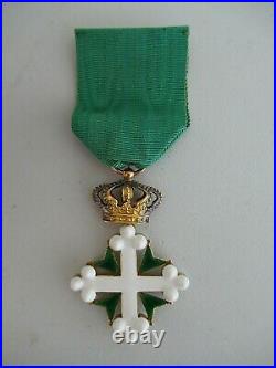 Italy Order Of St, Maurice & Lazurus 5th Class. Made In Gold. Vf+