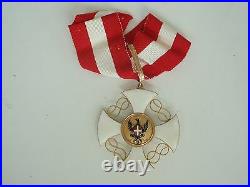 Italy Order Of The Crown Commander Grade. Made In Gold. Vf+