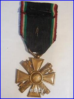 Italy fascist cross for 10 years of seniority voluntary militia national securit