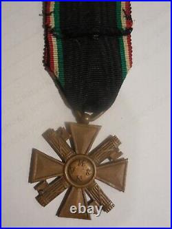 Italy fascist cross for 10 years of seniority voluntary militia national securit
