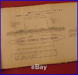 Jane's Fighting Ships Book 1920 ORIGINAL Worlds Naval Warships Catalog post WW1