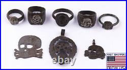 Jewelry SET Ring Tank DIVISION Panzer Pendant German WW2 Badge WWI wwII WW1 8 pc