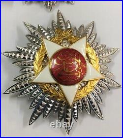 Jordan Order of Independence Grand Cross SetMedal Badge Istiqlal Hussein Bin Ali