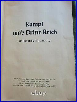 Kampf ums Dritte Reich (Struggle of the Third Reich) 1933 Cigarette card Album