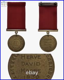 Killed In Service Named Navy Good Conduct Yangtze Medal Group Bm2 Herve D. Moore