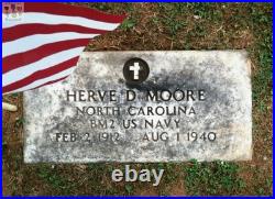 Killed In Service Named Navy Good Conduct Yangtze Medal Group Bm2 Herve D. Moore