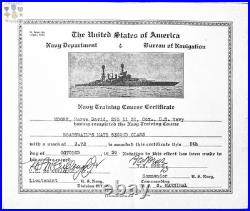 Killed In Service Named Navy Good Conduct Yangtze Medal Group Bm2 Herve D. Moore