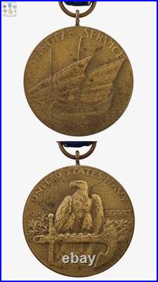 Killed In Service Named Navy Good Conduct Yangtze Medal Group Bm2 Herve D. Moore