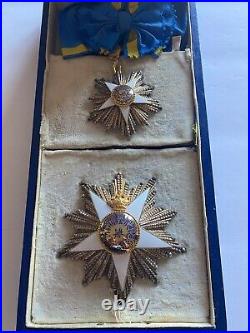 Kingdom Egypt Golden Order of Nile Grand Cross Sash Badge Breast Star King Fuad