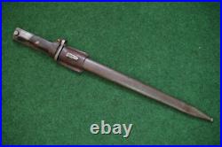 Kingdom Of Yugoslavia Bayonet M 1924 With Original Scabbard Matching Numbers