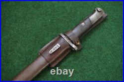 Kingdom Of Yugoslavia Bayonet M 1924 With Original Scabbard Matching Numbers