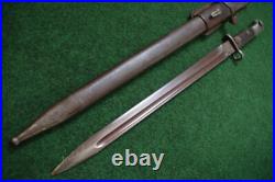 Kingdom Of Yugoslavia Bayonet M 1924 With Original Scabbard Matching Numbers Kingdom Of Yugoslavia Bayonet M 1924 With Original Scabbard Matching Numbers