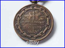Kingdom Romania Victory Medal Kristesko WW1 Interallied Official Original Order