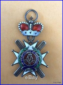 Kingdom Serbia OF YUGOSLAVIA Order of Takovo Cross III 3rd Class Neck Badge