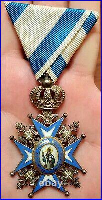 Kingdom Serbia/Yugoslavia, Order Of St. Sava 5th Class(2nd type)Sorlini-Varazdin