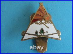 Kingdom Yugoslavia, Miniature Badge Mountain Units 1932 by Griesbach and Knaus