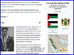 Kingdom of Hejaz Saudi Arabia HEDJAZ, ORDER OF AL NAHDA, A RARE ORIGINAL CASE