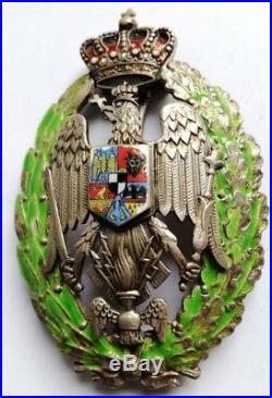 Kingdom of Romania RARE Military High Academy Badge, Marked, order, medal