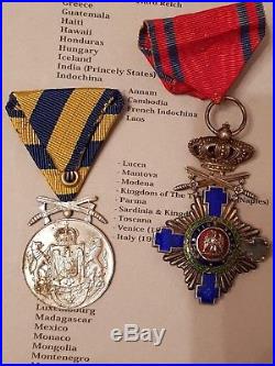 Kingdom of Romania until 1937. Lot of 2 military awards
