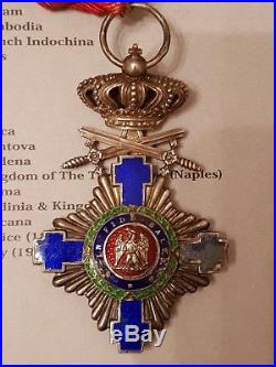Kingdom of Romania until 1937. Lot of 2 military awards