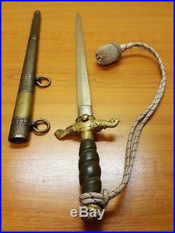 Kingdom of Yugoslavia High Officer Navy Dagger Rare Item of Kingdom History